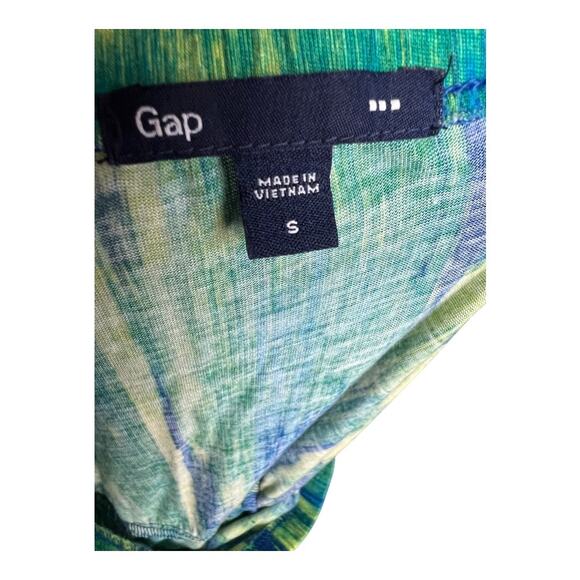 Gap Womens Watercolor Rayon Tie Dye Strapless Mini Dress Small S Mini Sundress - Picture 4 of 6